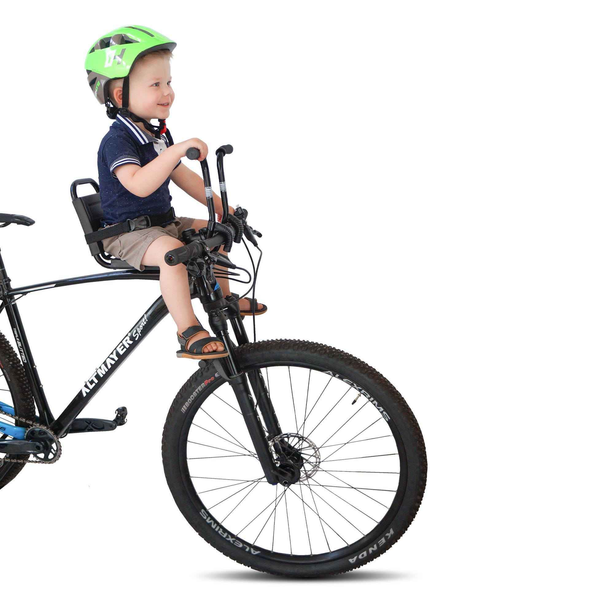 Cadeirinha Infantil Preta Para Guidão Mtb
