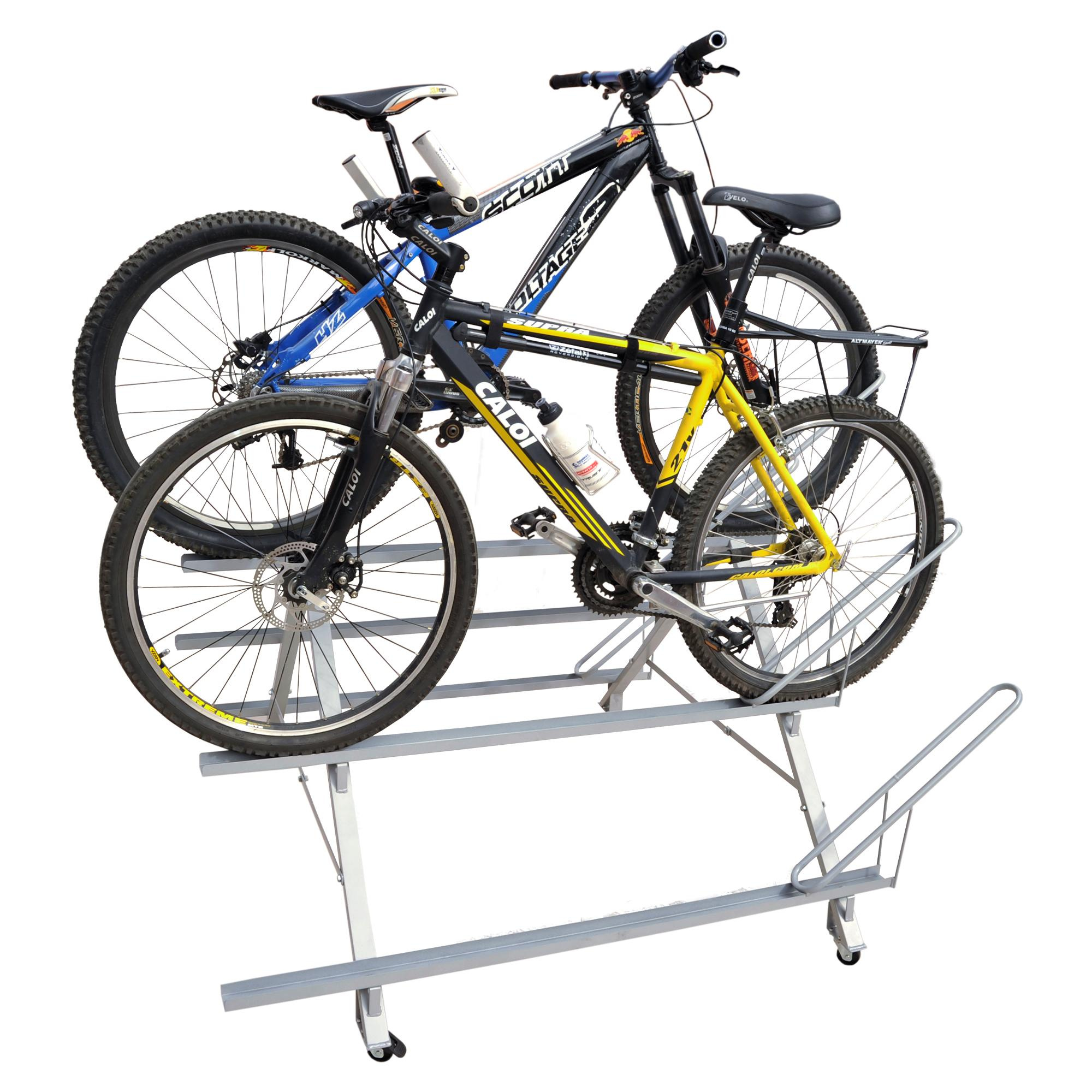 Expositor De Bicicletas Móvel 5 Vagas