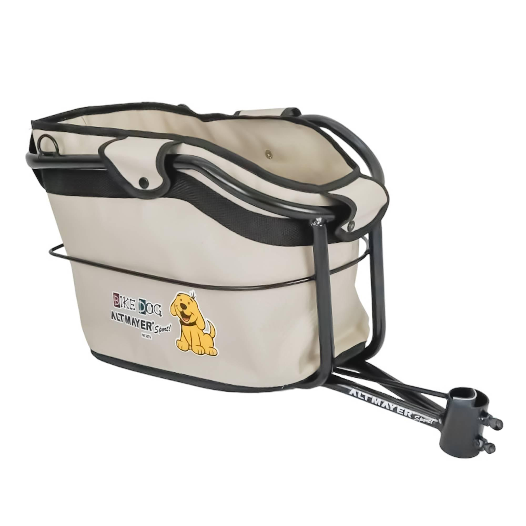 Cadeirinha Para Pets Presa Ao Canote Bike Dog Full Bege