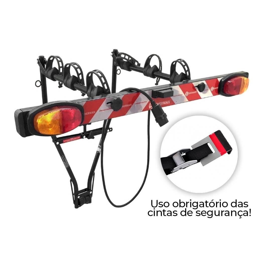 Kit Transbike Bola P/3 Bicicletas Com Sinalizador