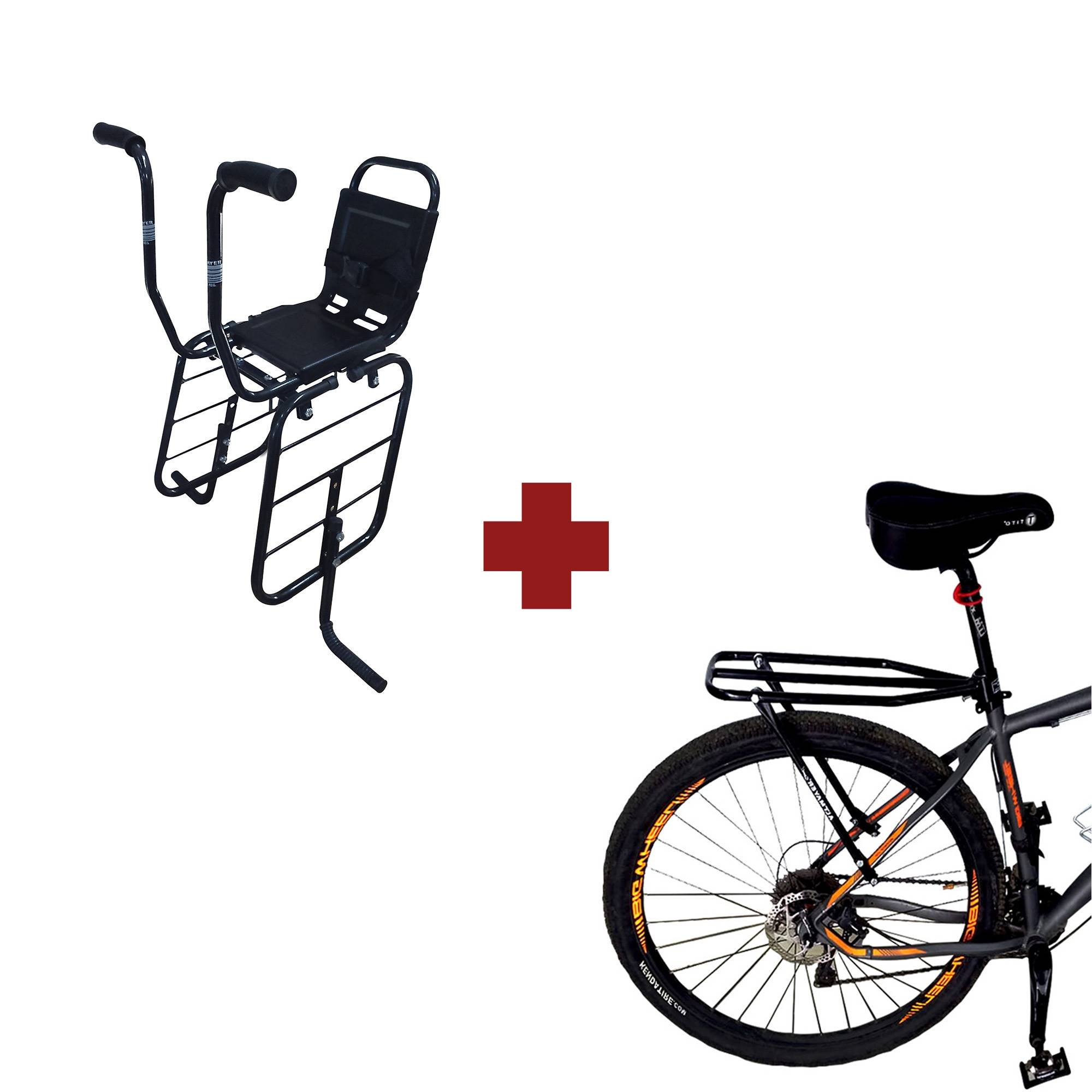 Kit Cadeirinha Para Bagageiro E Bagageiro Ajustável