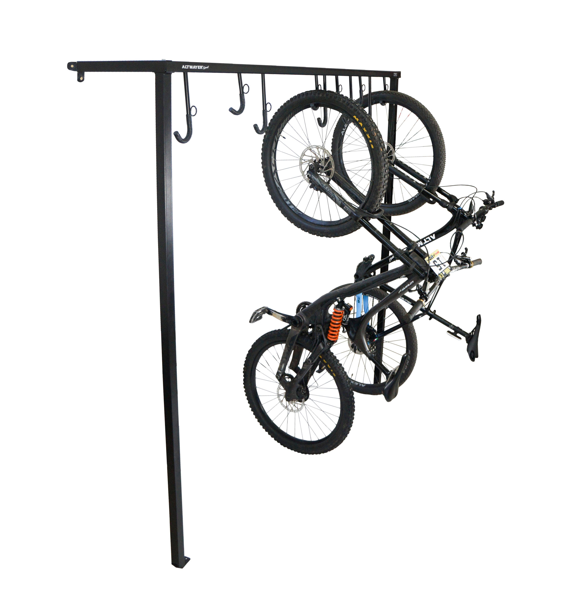 Bicicletário De Correr 2 Metros Galvanizado