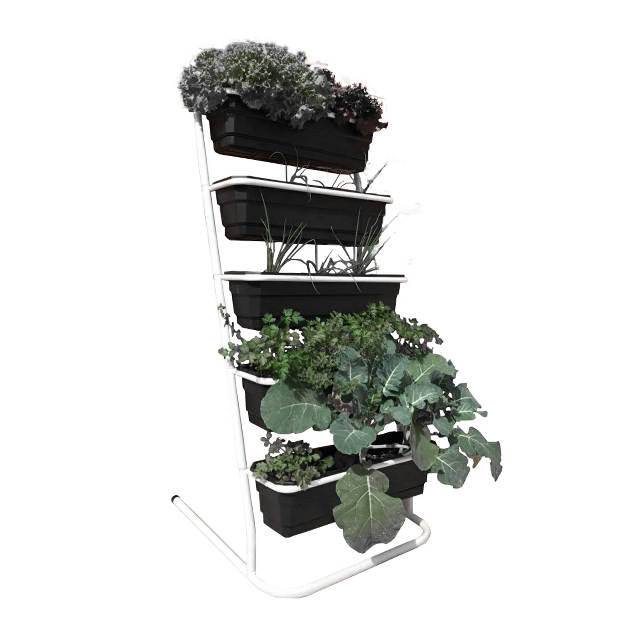 Horta Vertical Com 5 Cestos De 60cm