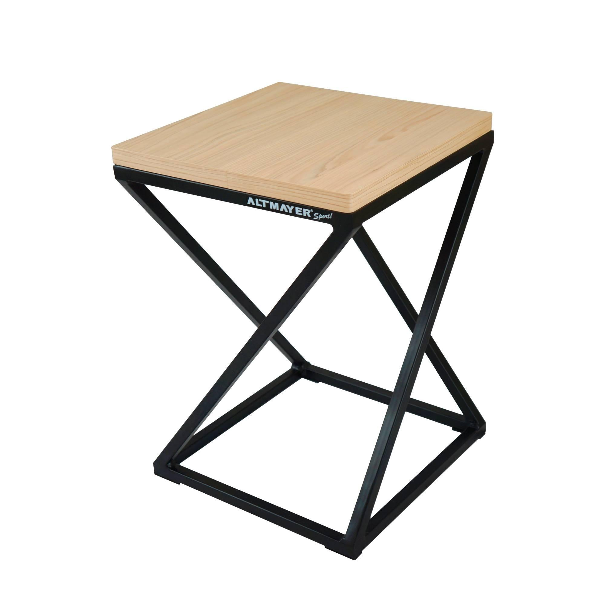 Banqueta Moderna Estilo Industrial Pequena Mdf