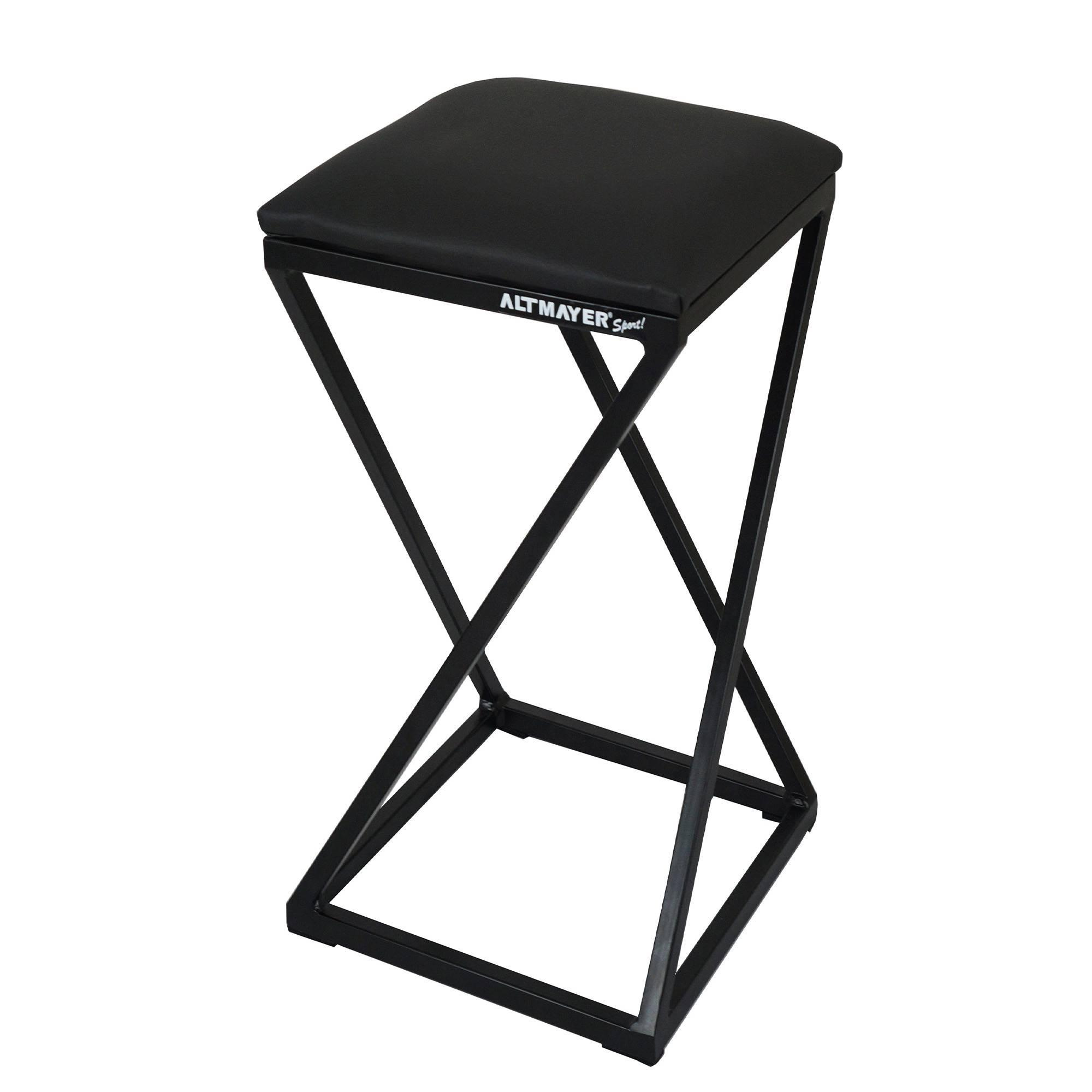 Banqueta Moderna Estilo Industrial Grande Estofada