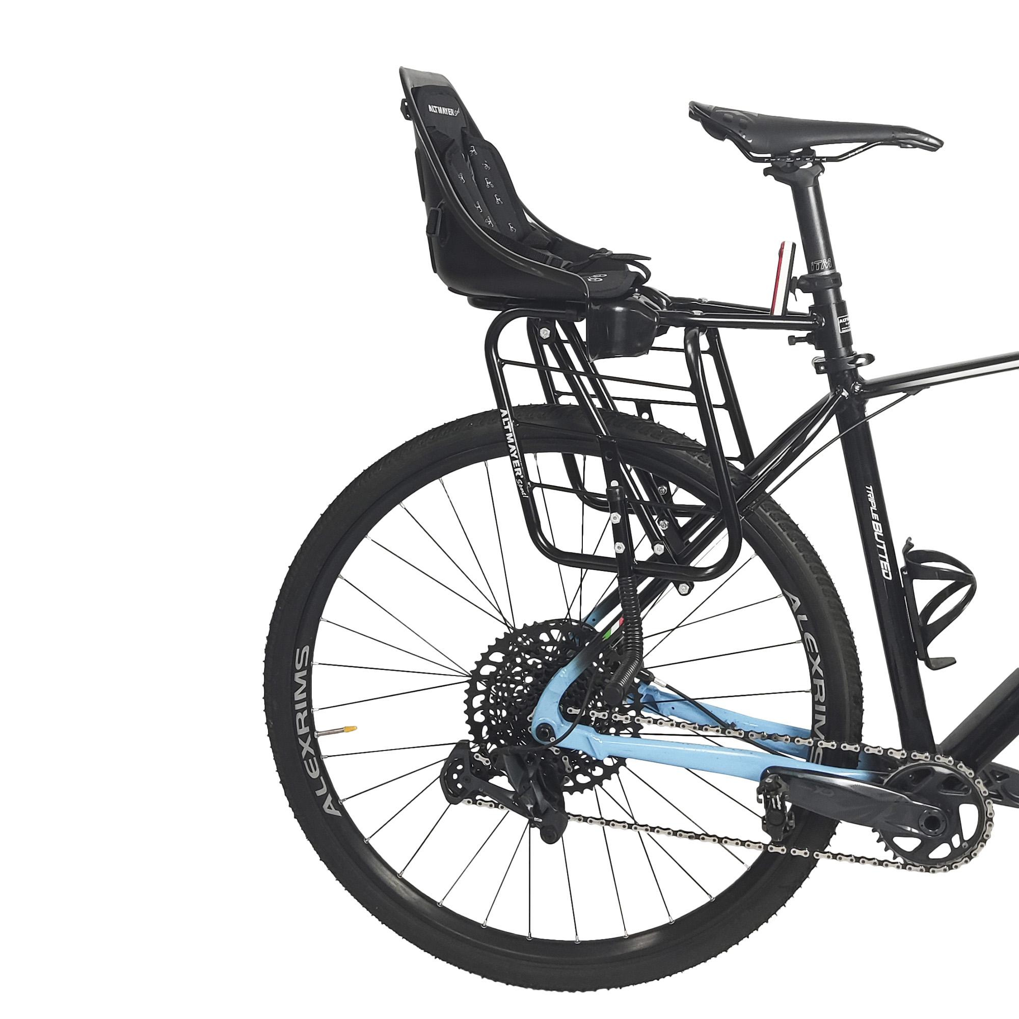 Cadeirinha Bagageiro Acoplado Baby Cicle Preta