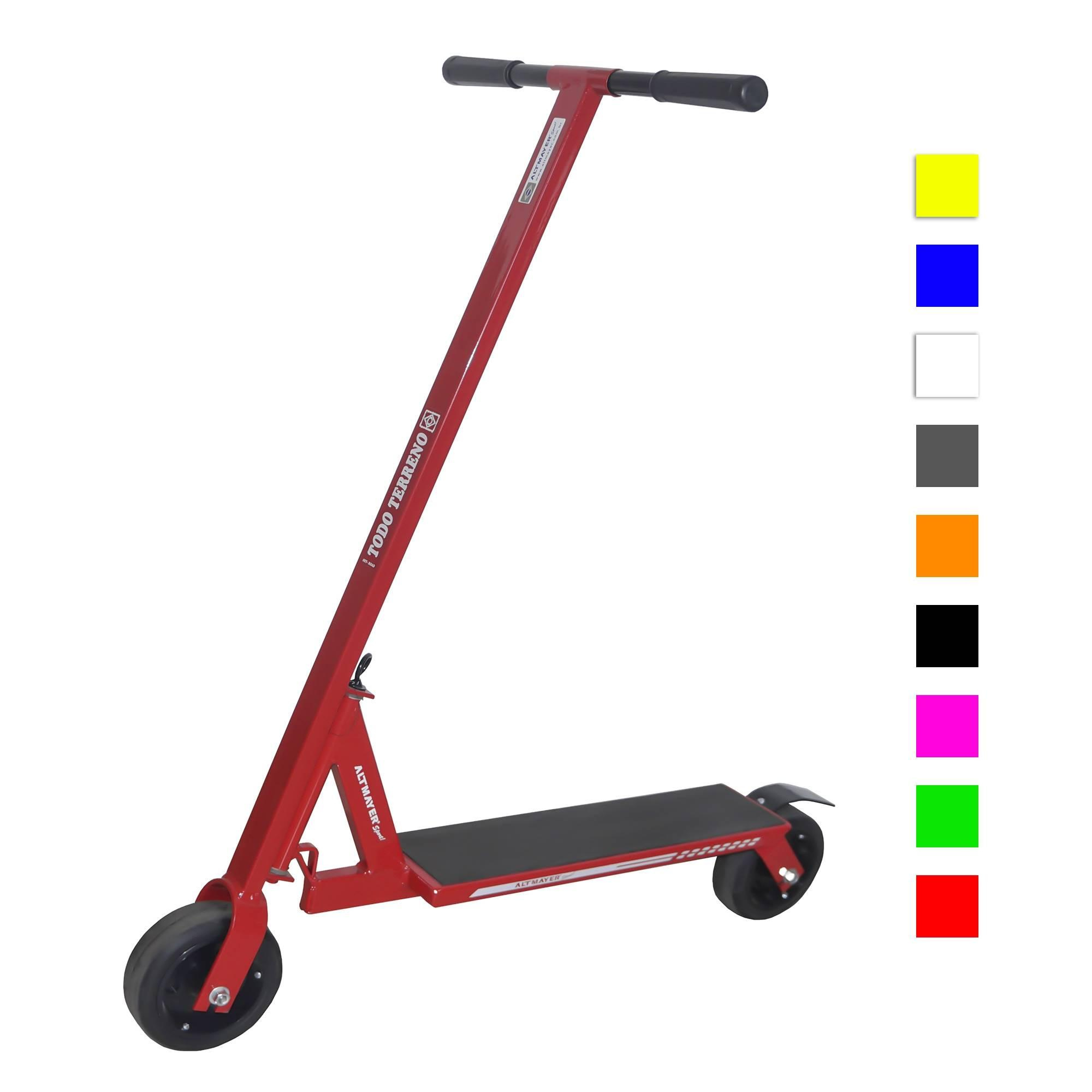 Patinete Reforçado Para Todo Terreno Colorido