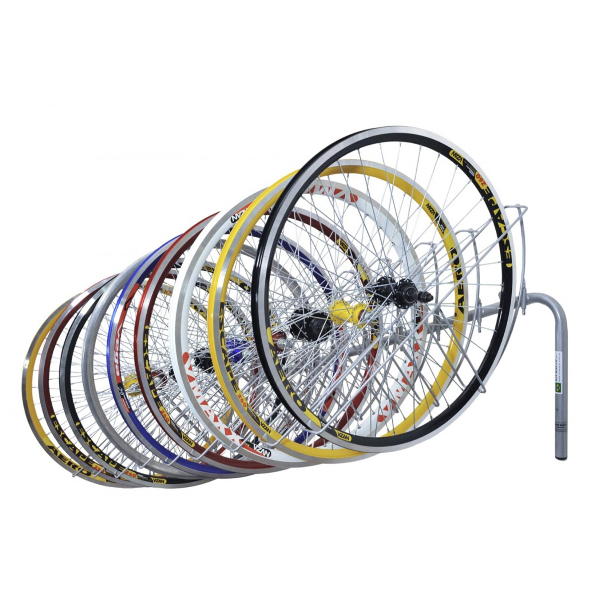 Suporte Para Rodas De Bicicleta Montadas