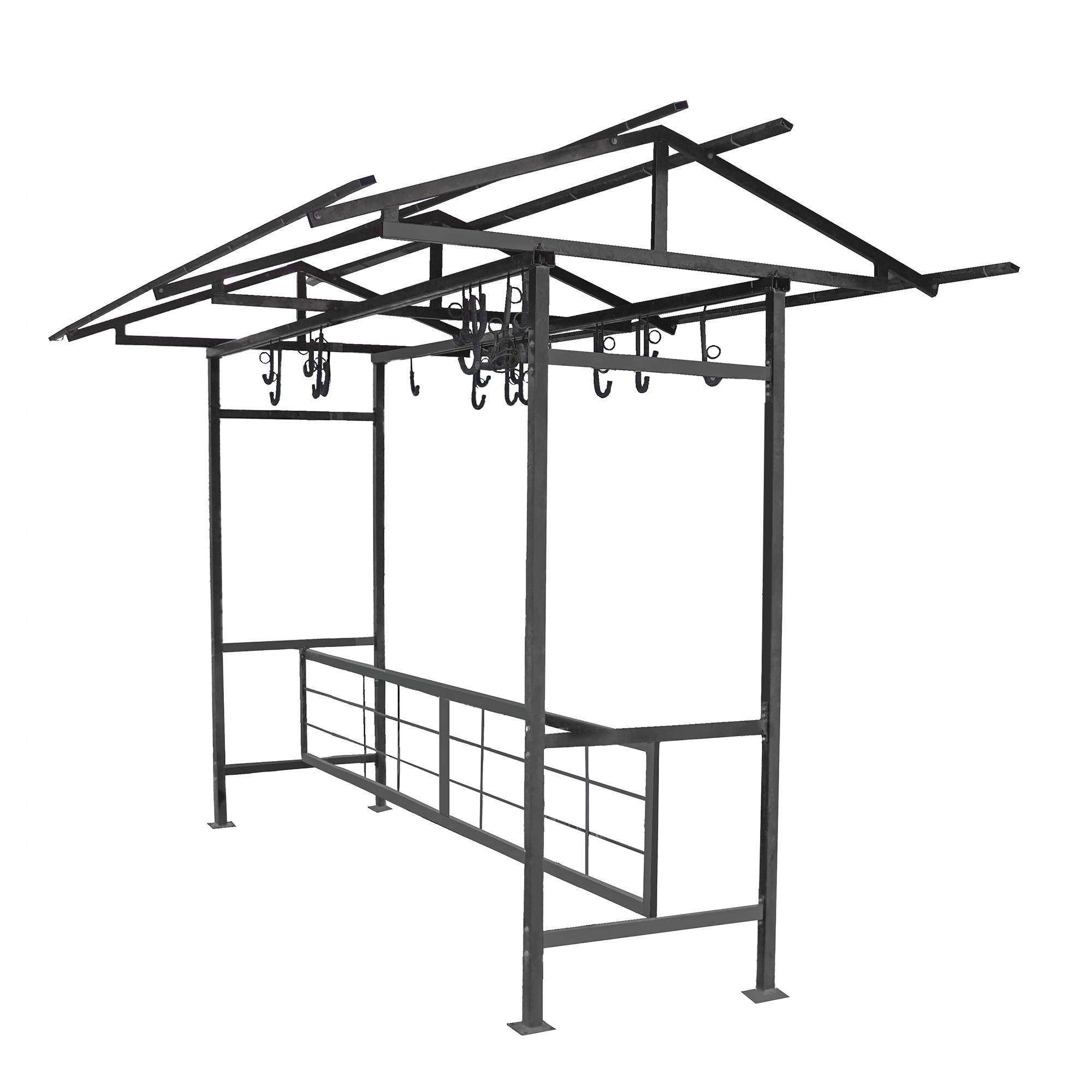 Bicicletario De Correr 2m - 12 Vagas Com Cobertura