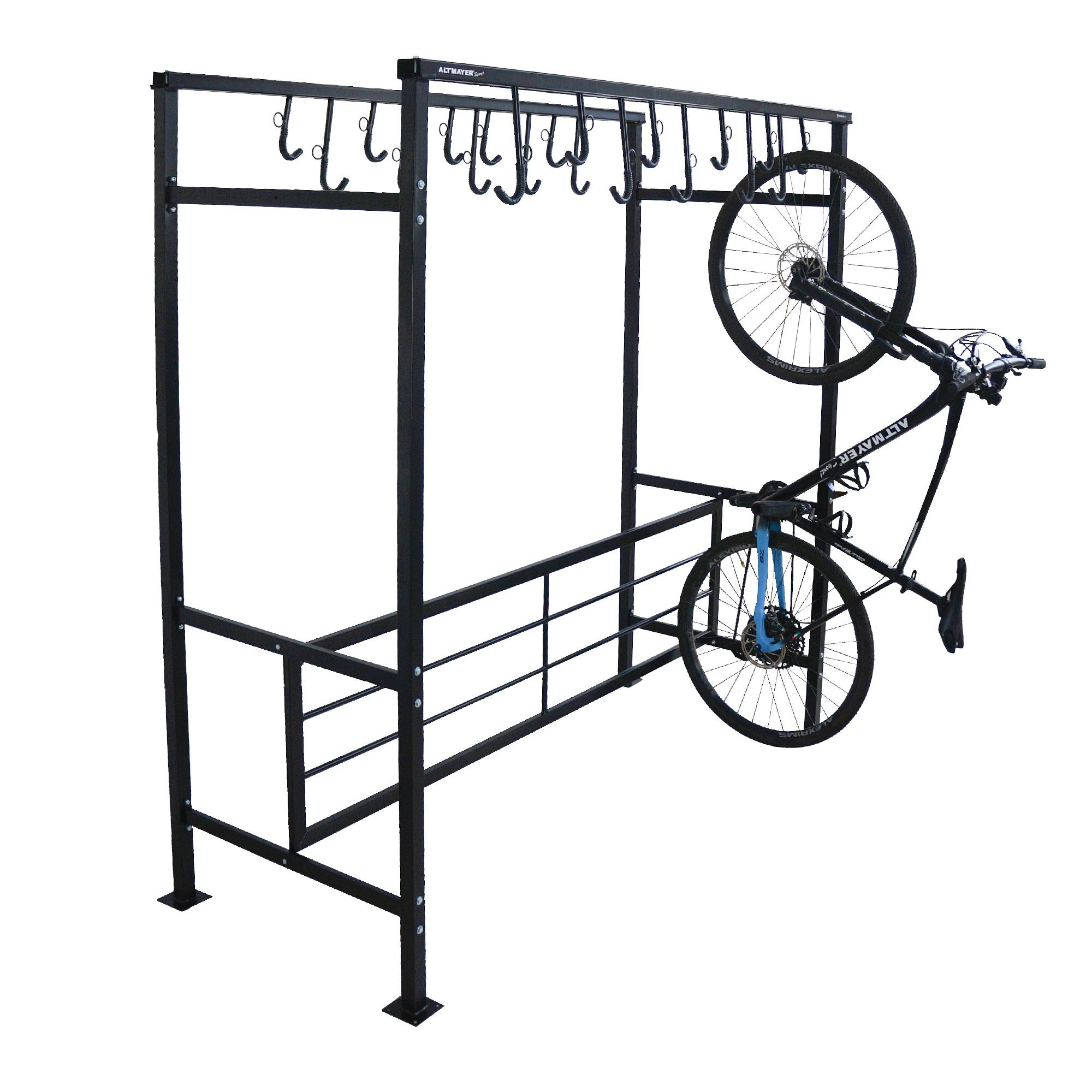 Bicicletário Duplo De Correr 2m 20 Vagas