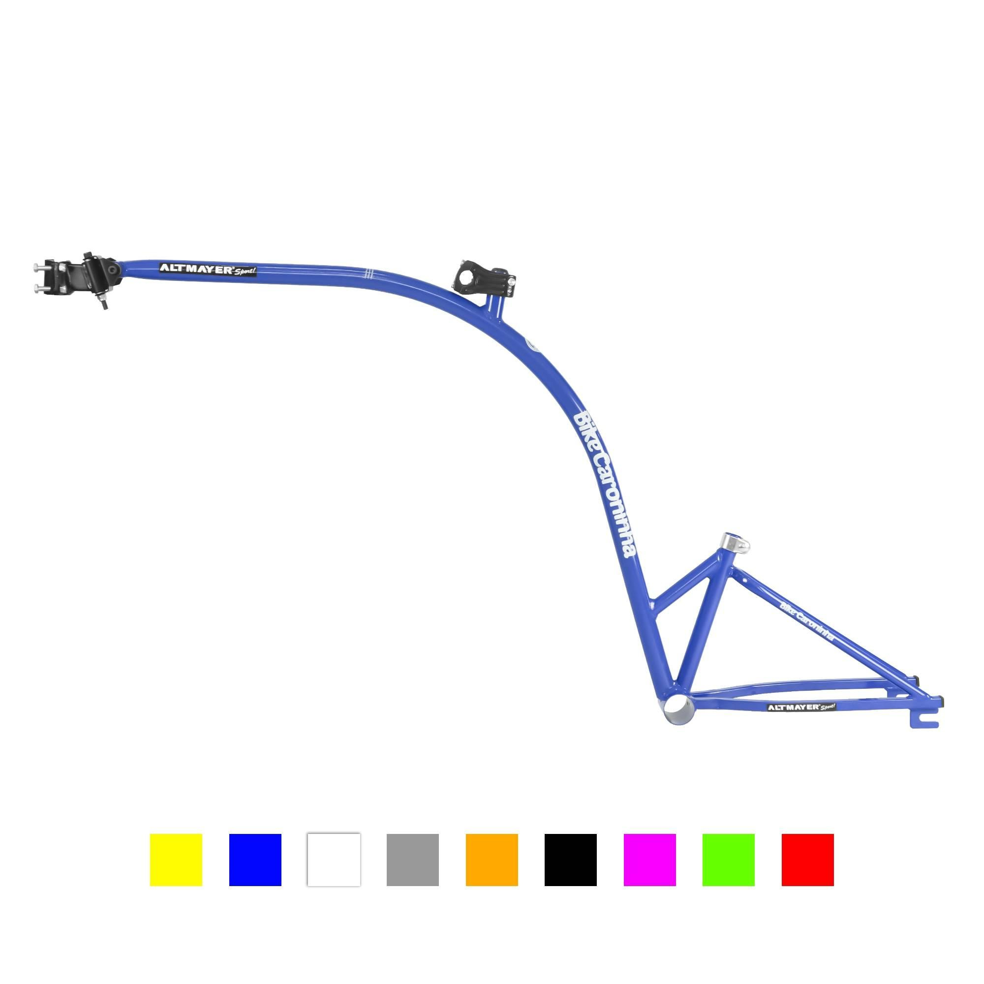 Bike Caroninha Azul Reboque Infantil - Apenas O Quadro