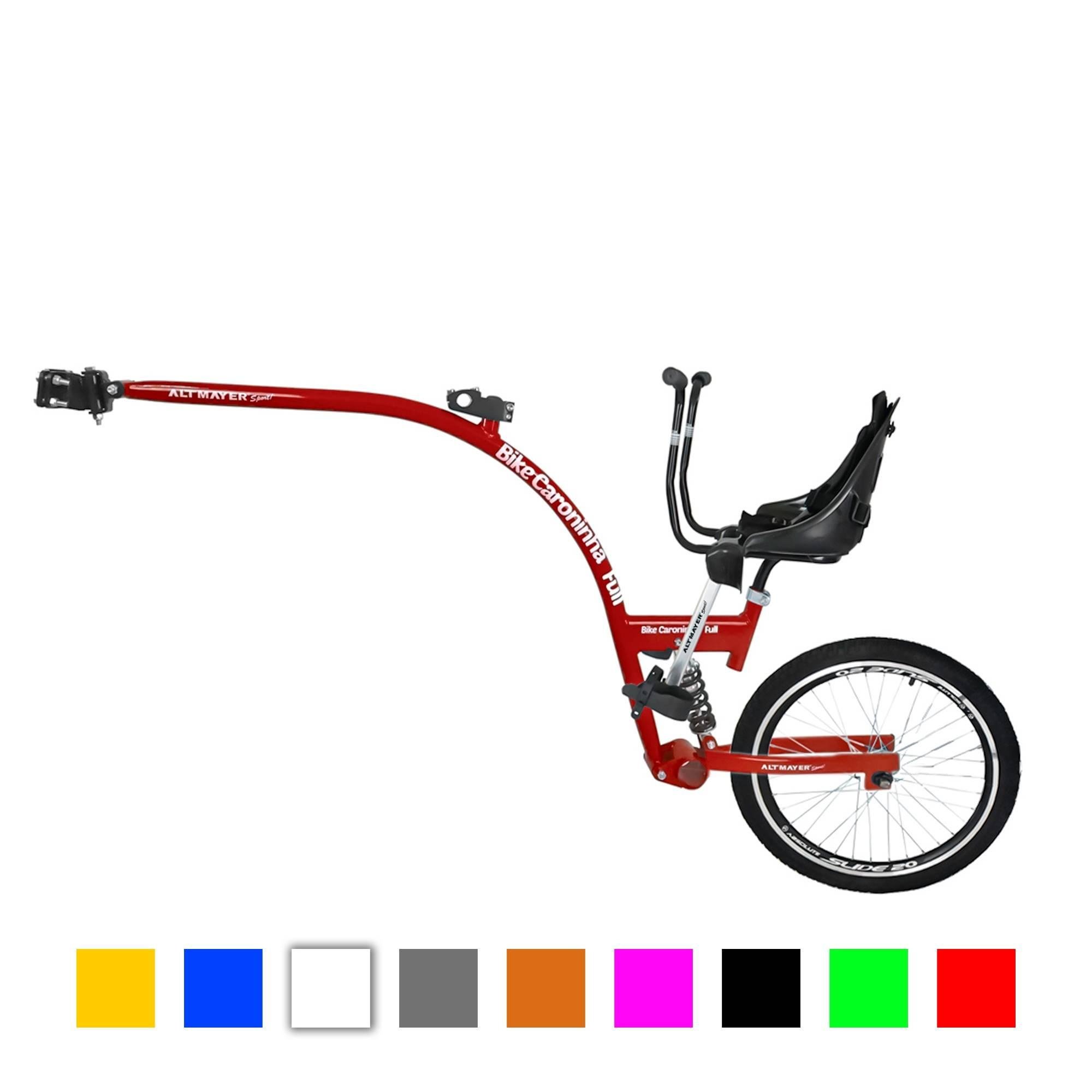 Bike Caroninha Baby Full Completo Vermelho Com Assento Preto