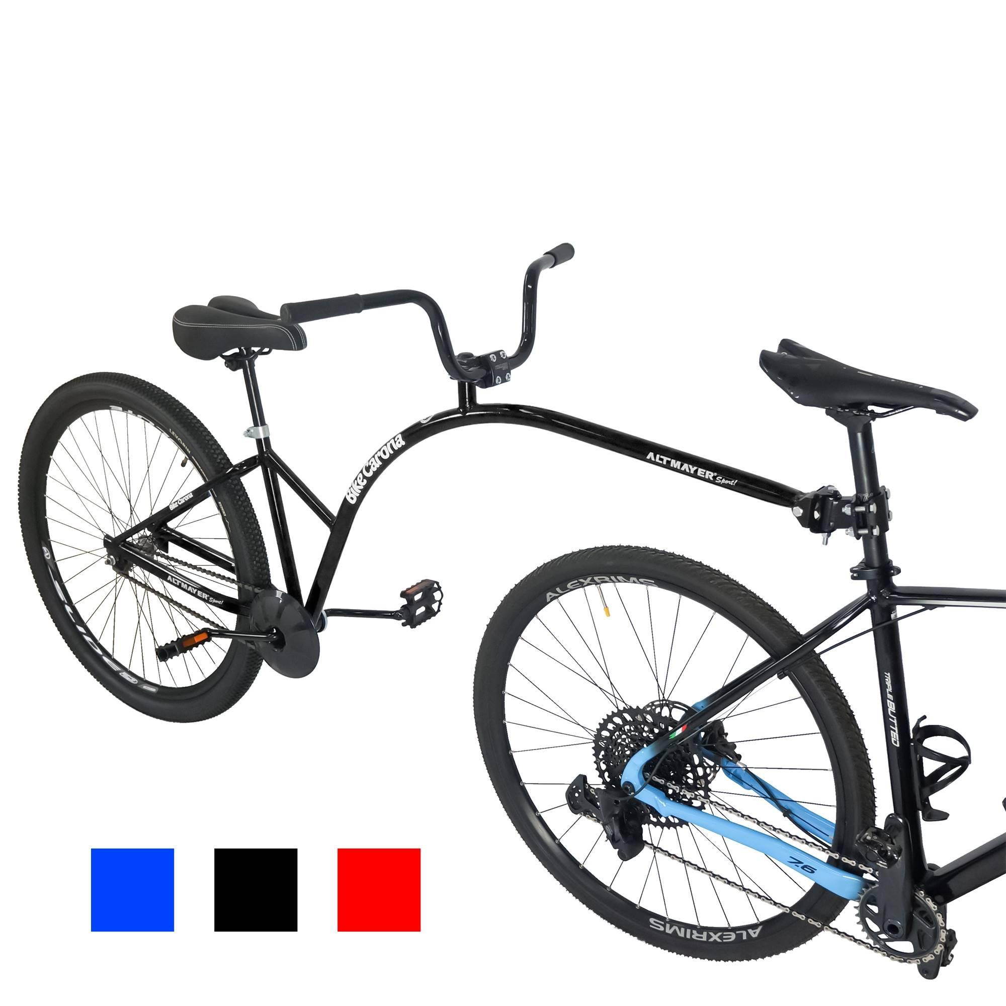 Bike Carona Aro 29 Reboque De Bicicleta Para Adultos Preto