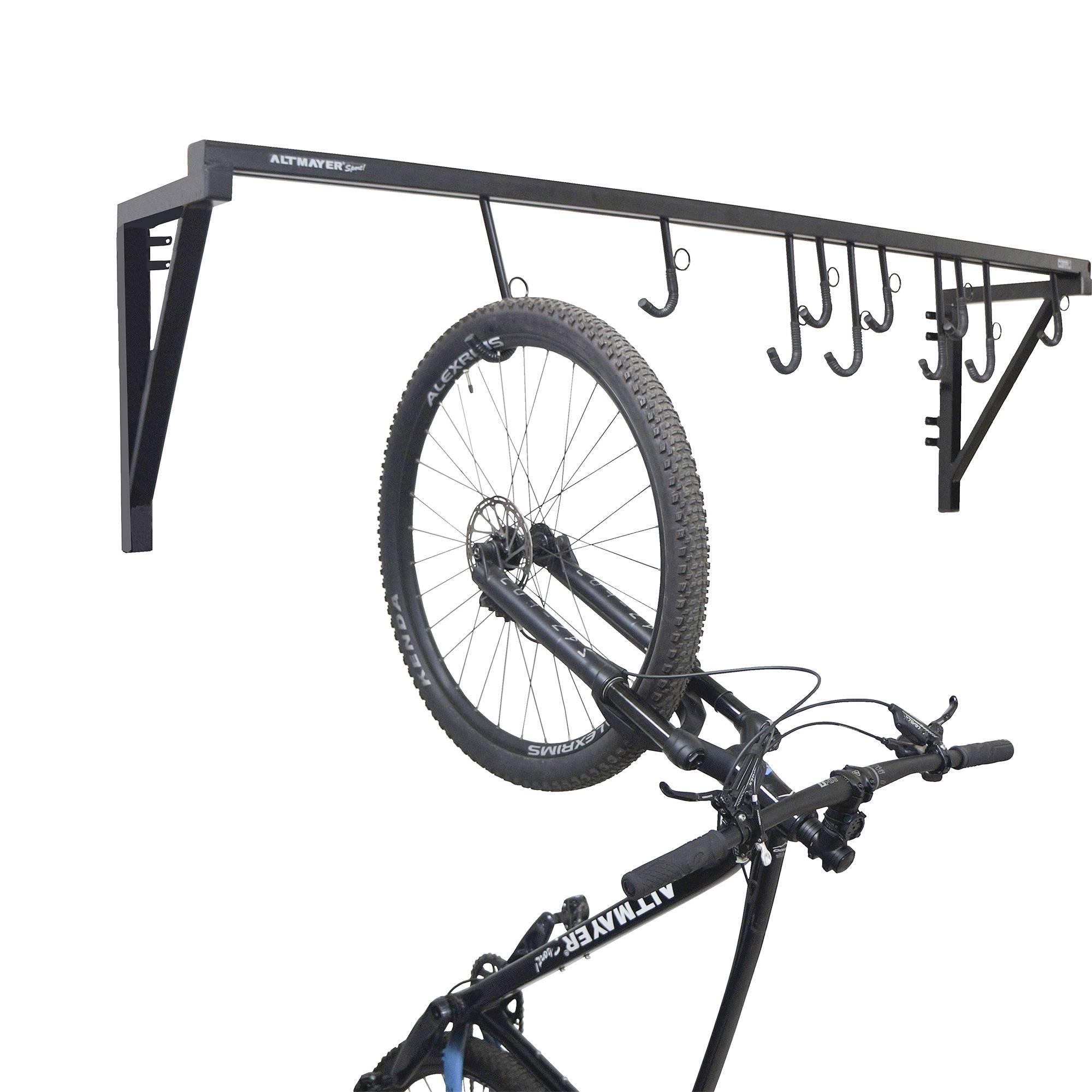Bicicletario De Correr 3m 14 Vagas Suspenso Galvanizado