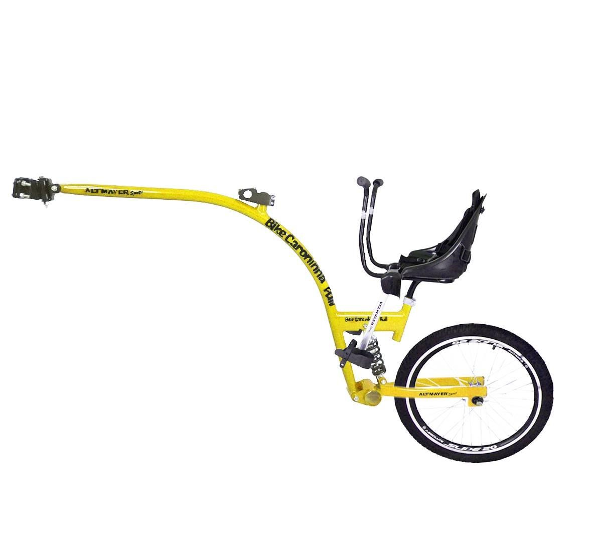 Bike Caroninha Baby Full Completo Amarelo Com Assento Preto