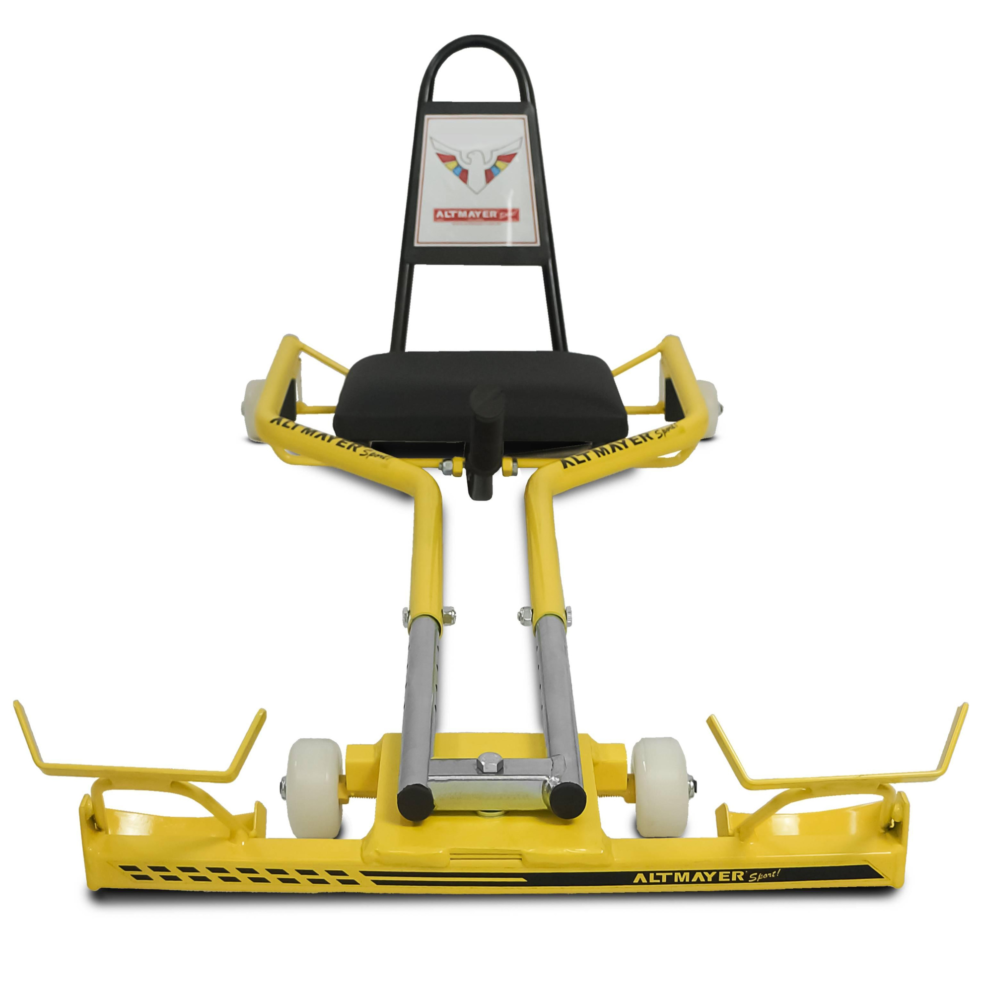 Carrinho De Rolimã Skate Car Amarelo