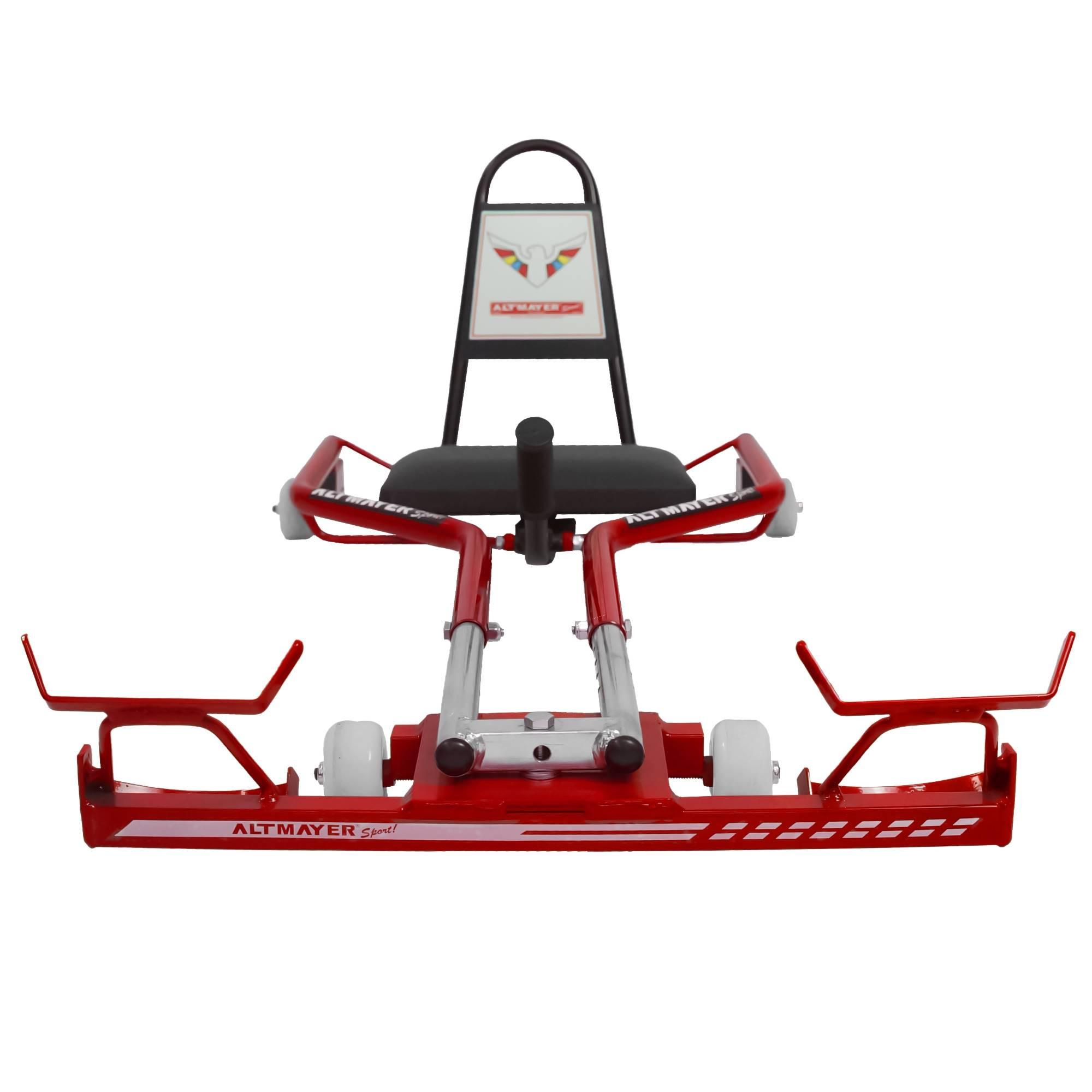 Carrinho De Rolimã Skate Car Vermelho